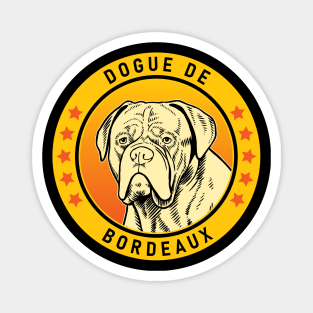 Dogue de Bordeaux Dog Portrait Magnet